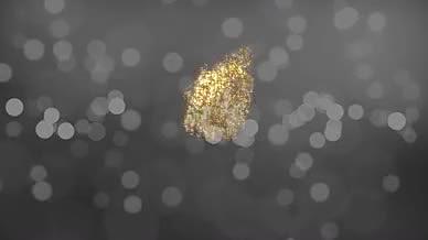 10秒金色奢华大气粒子扩散炸裂倒计时视频的预览图